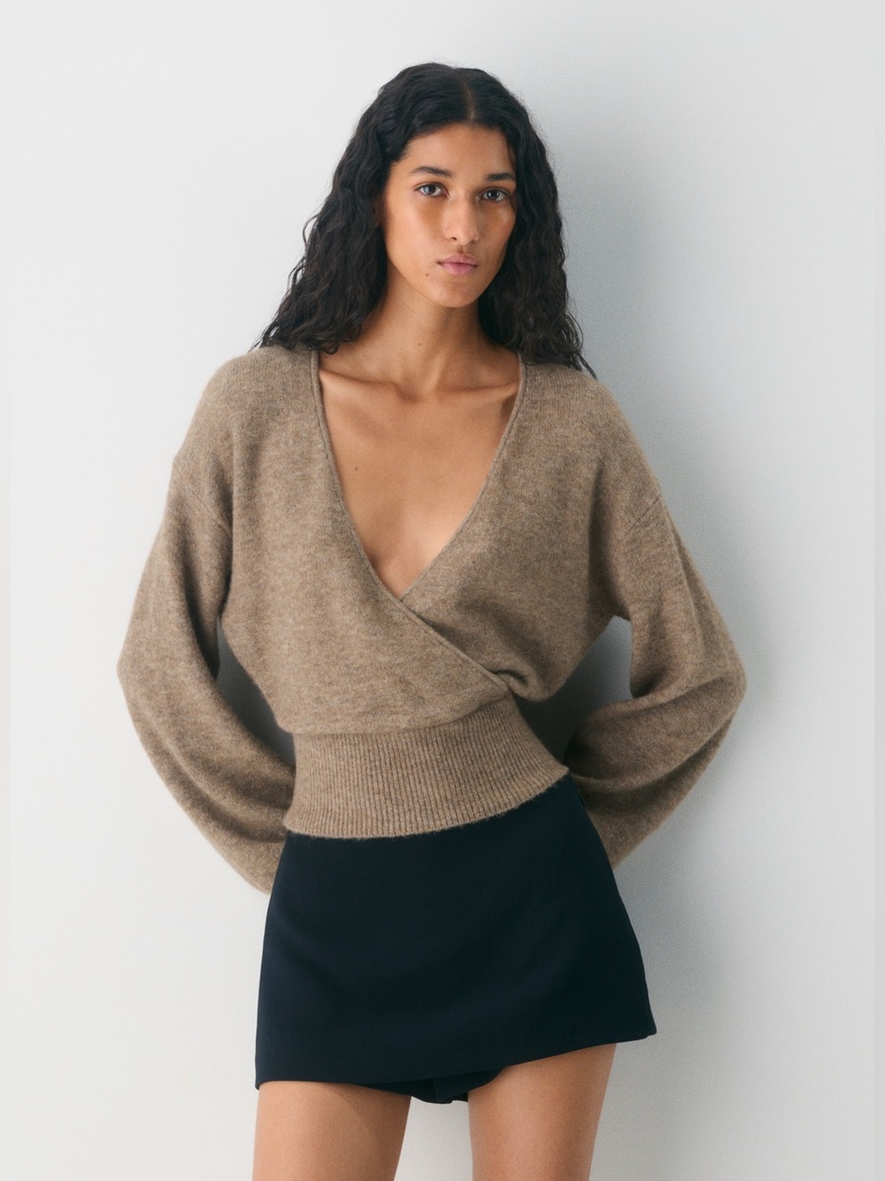 Aritzia Wilfred SoftSpoke™ Dear Wrap Sweater